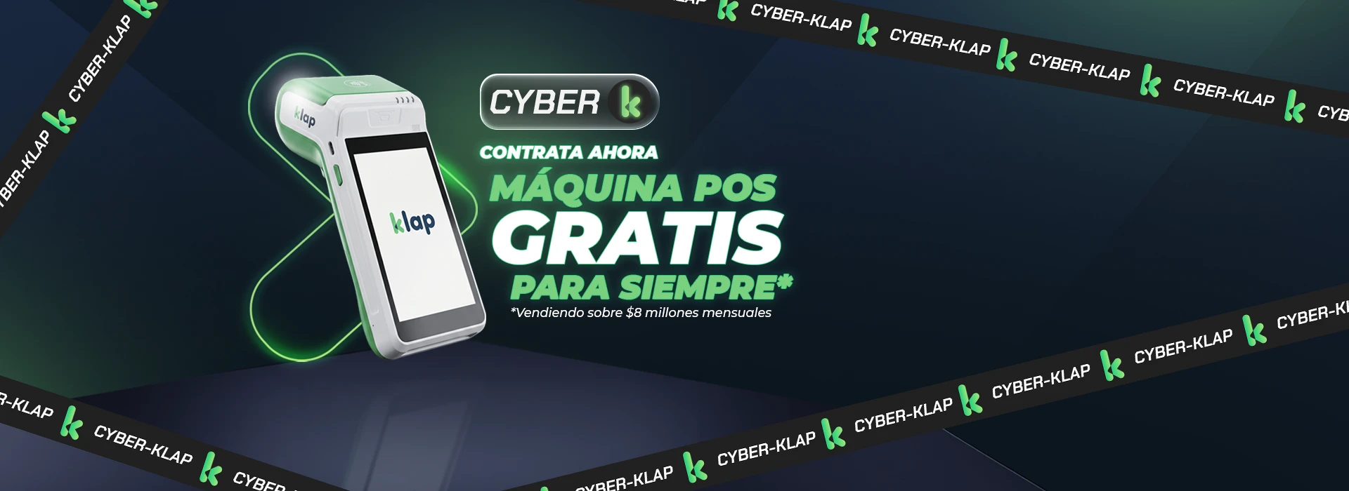 Contrata ahora máquina POS gratis para siempre vendiendo sobre $8 millones mensuales