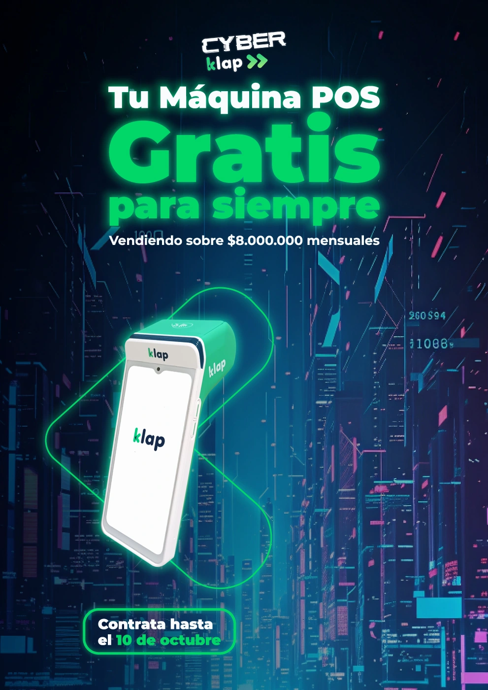 Cyber Klap, Tu Máquina POS Gratis para siempre