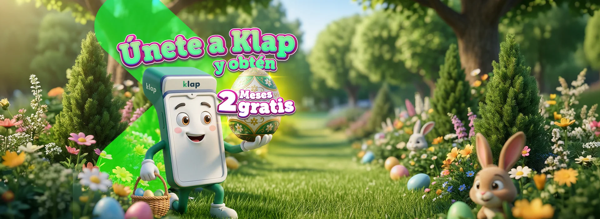 Únete a Klap y obtén 2 Meses gratis