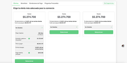 Elige la oferta más adecuada para tu comercio