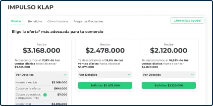 Elige la oferta más adecuada para tu comercio
